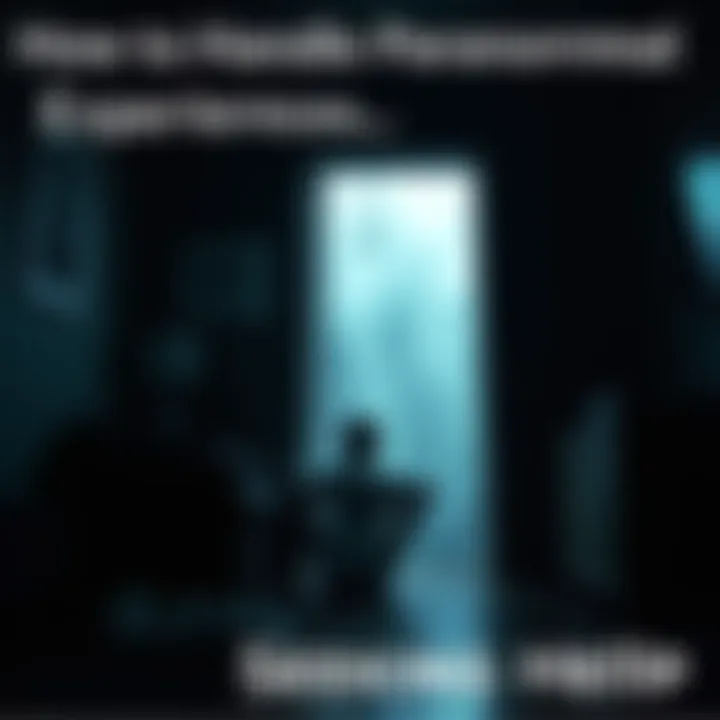 A person sits in a dimly lit room, looking anxious as they hear strange noises and feel a presence.
