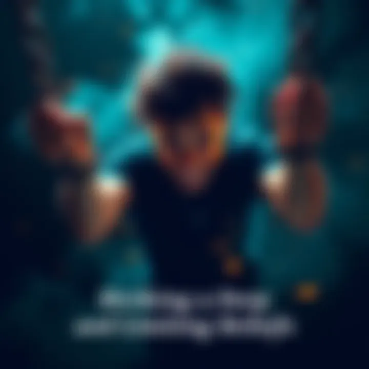 A person breaking free from chains symbolizing limiting beliefs