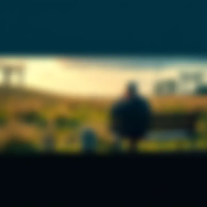 A person sits on a bench, deep in thought, surrounded by nature, symbolizing the moral dilemma of using subliminals.