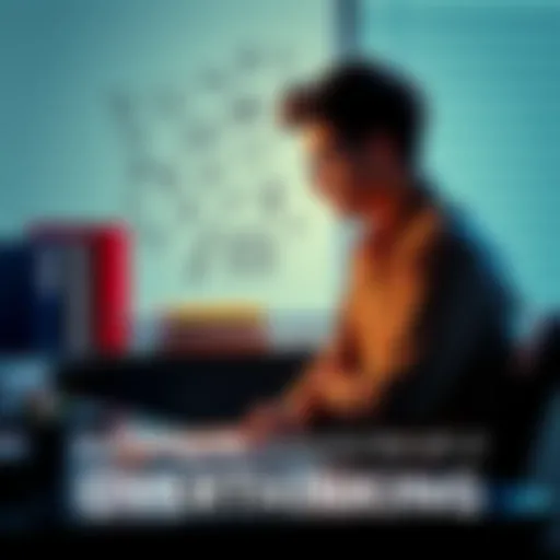 A person sitting at a desk, looking thoughtfully at a notepad filled with notes and ideas, symbolizing overthinking in decision-making.