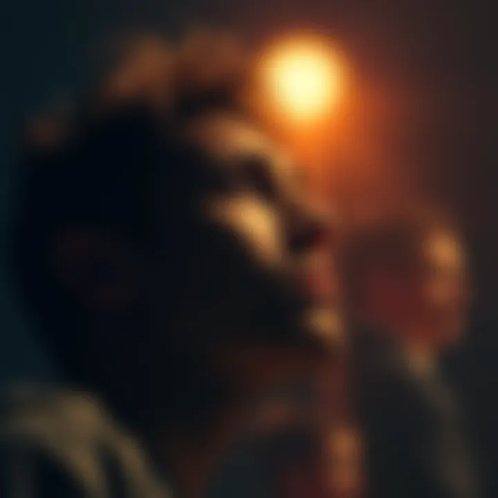 A person looking puzzled while staring into the distance, depicting the feeling of déjà vu.