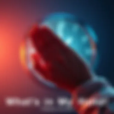 A hand holding a small, wrapped item with a countdown clock in the background