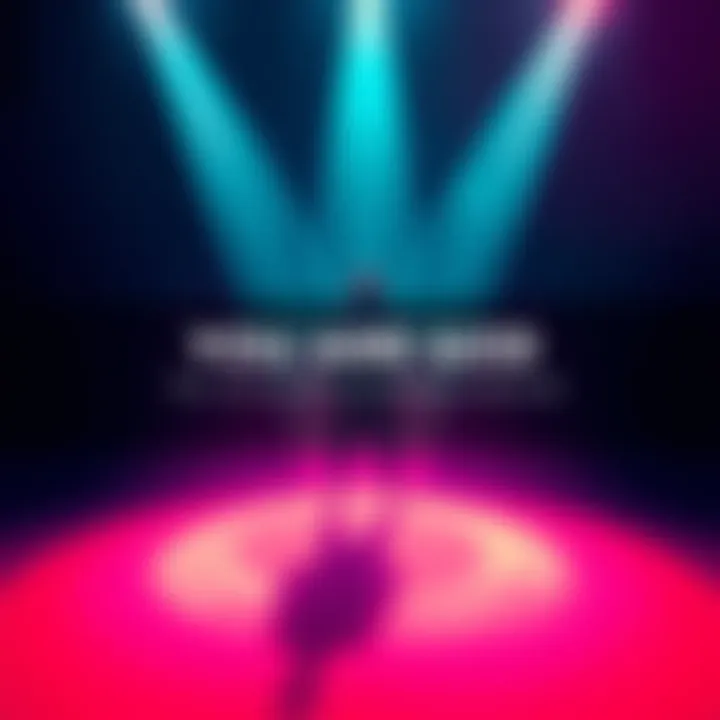 A person stands confidently in a spotlight, symbolizing self-awareness and individuality in a unified reality.