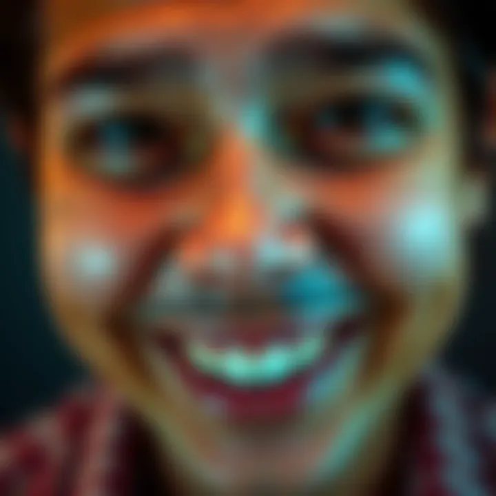 A person smiling with defined dimples on their left cheek, highlighting the effects of subliminals.