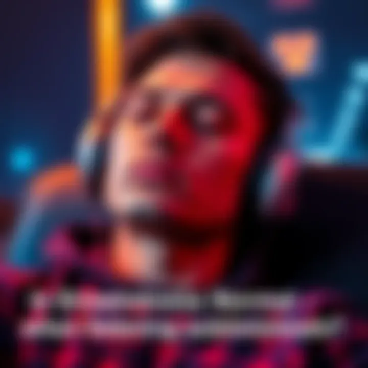 Person listening to subliminal audio A person wearing headphones looks relaxed and sleepy while listening to subliminal audio tracks