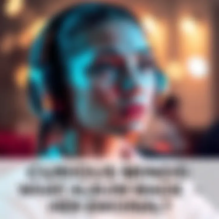 A young woman with headphones, reflecting on music that evokes strong emotions, with a thoughtful expression