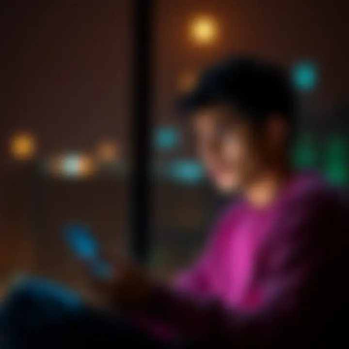 A person sitting alone, staring at their phone with a puzzled expression, representing feelings of being ghosted in a relationship.