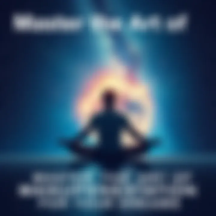 A person sitting cross-legged, meditating against a starry sky, symbolizing manifestation and inner peace.