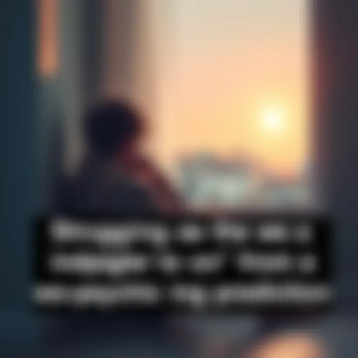 Person reflecting on a psychic's prediction Individual sitting alone, looking pensive while gazing out a window as they contemplate past psychic advice