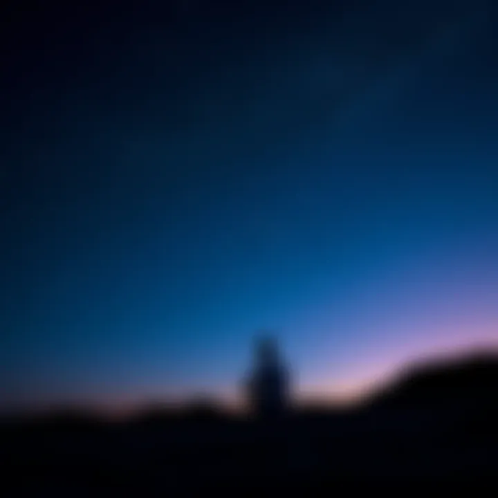 A person reflecting on their feelings of loneliness and independence while sitting alone beneath a night sky filled with stars.