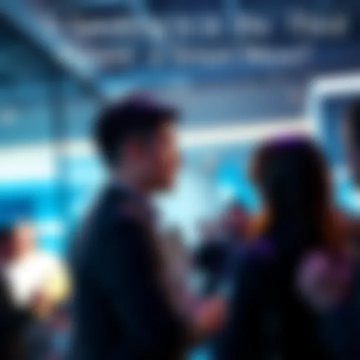 A person talking to a group while referring to themselves in the third person, illustrating self-reference and communication style.