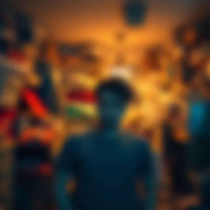 A person looking frustrated in a cluttered room, symbolizing their struggles with illness, work issues, and strained relationships.