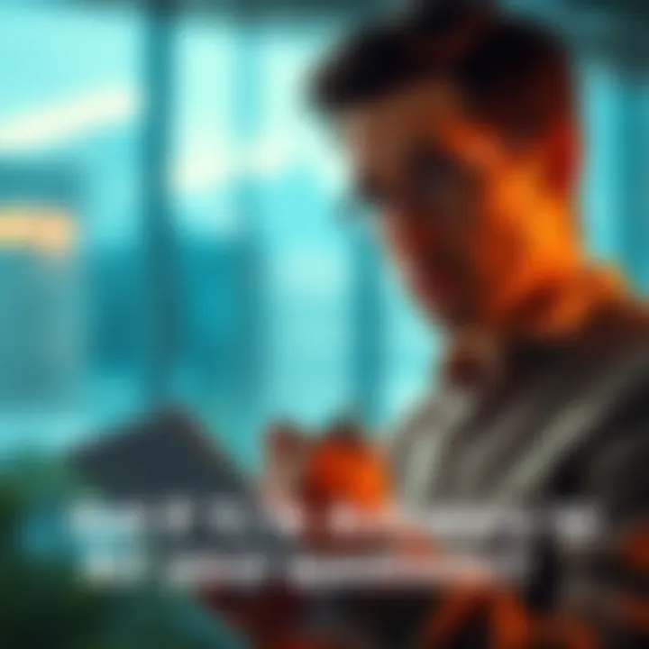 A person looking curious and thinking deeply while holding a notepad, ready to ask a question for a yes or no answer