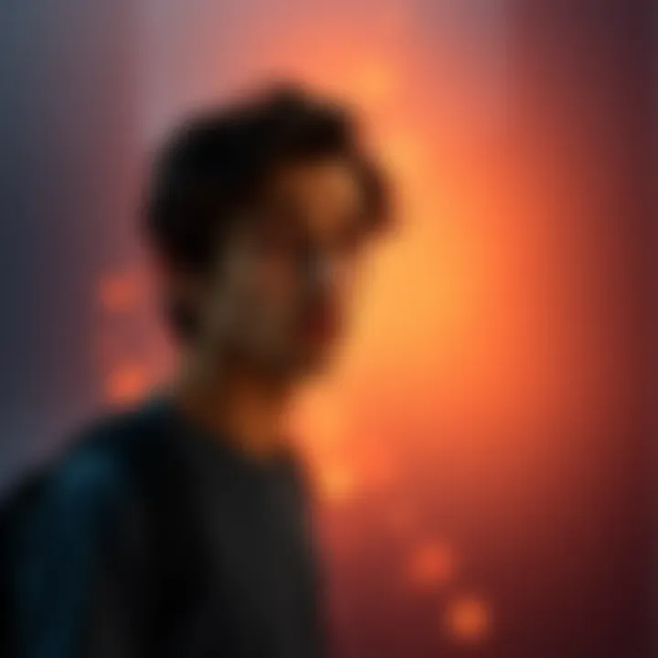 A person looking thoughtful, reflecting on their personality traits without Leo energy