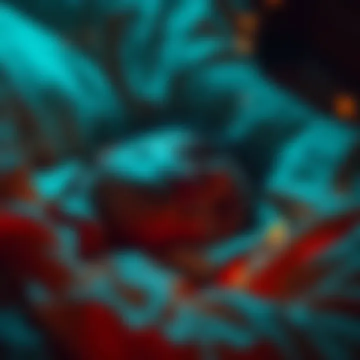 A person sleeping with a look of fear on their face as they dream of falling, conveying the sensation of fear and pain