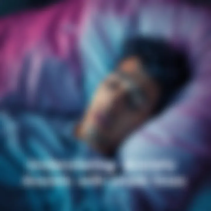 A person sleeping with a worried expression while dreaming about a close friend who appears to be in danger.