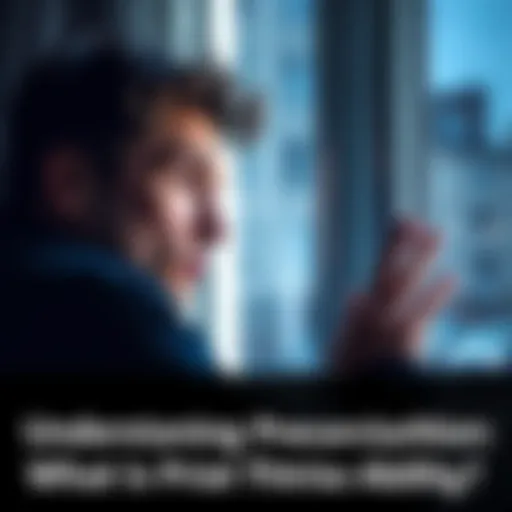 A person with a thoughtful expression, looking out of a window, as if sensing something about the future.