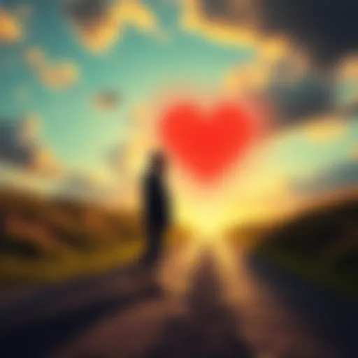 A person stands at a crossroads, contemplating different paths with a thoughtful expression, symbolizing decision-making guided by intuition.