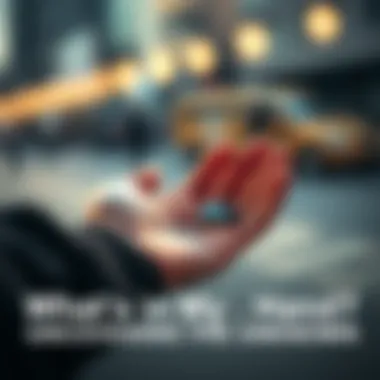 A close-up of a person’s hand holding a small, everyday item, symbolizing personal connection and reflection.