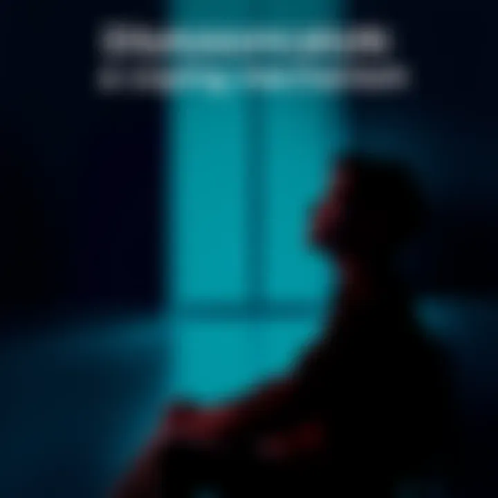 A thoughtful person sitting alone, looking lost in emotions, representing disassociation as a coping mechanism.