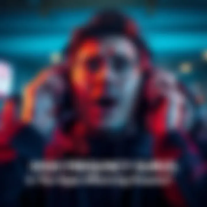 Individual wearing headphones, looking disturbed while experiencing a nightmare
