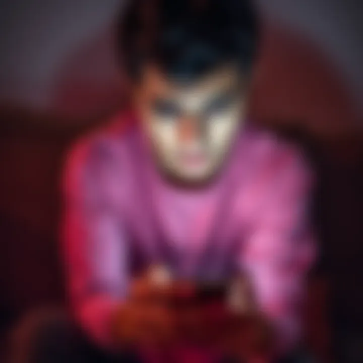 A person sits alone, looking at their phone with a confused and anxious expression, symbolizing feelings of uncertainty in relationships.