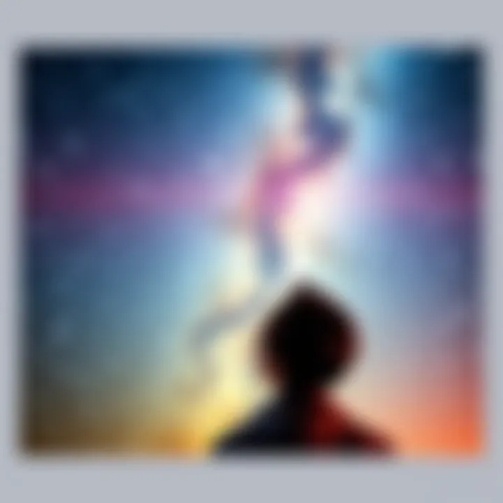 A person gazing up at a starry sky, pondering their connection to alien ancestry.