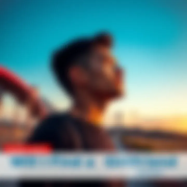 A person standing outdoors with a hopeful expression, gazing into the distance as they think about finding a new partner.