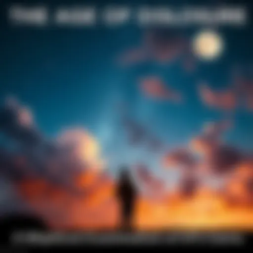 A person standing outdoors, gazing at a starry sky filled with clouds and a bright moon, symbolizing curiosity about UFO phenomena