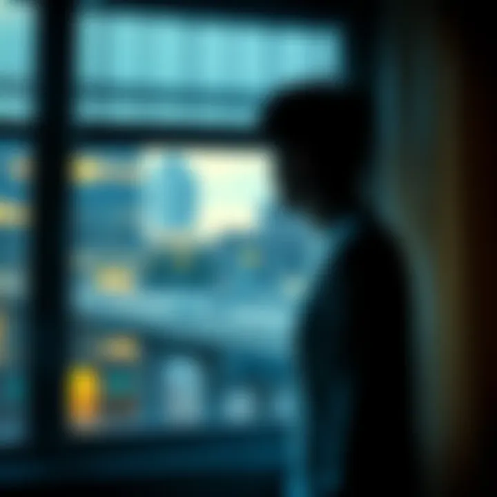 A person standing by a window, gazing thoughtfully outside, symbolizing reflection and new beginnings after a breakup.