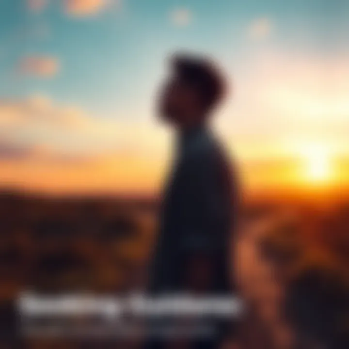 A person standing at a crossroads, gazing into the distance with a thoughtful expression, symbolizing reflection and seeking guidance.