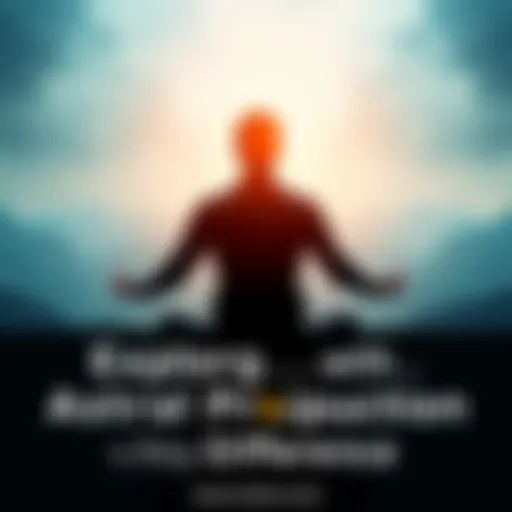 A person sitting cross-legged in a peaceful setting, surrounded by soft light, representing meditation and consciousness exploration