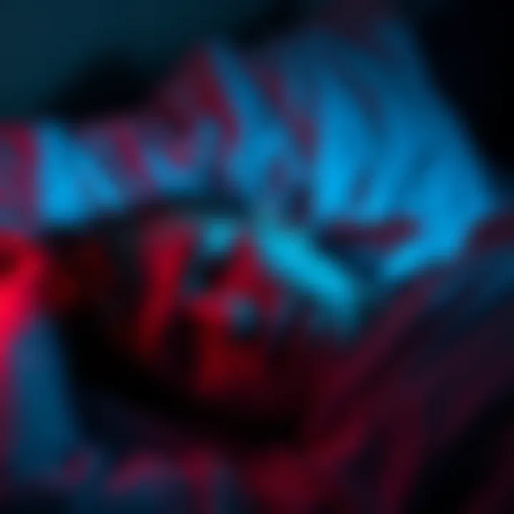 A person appears distressed in their sleep, indicating they are having a nightmare about assault.
