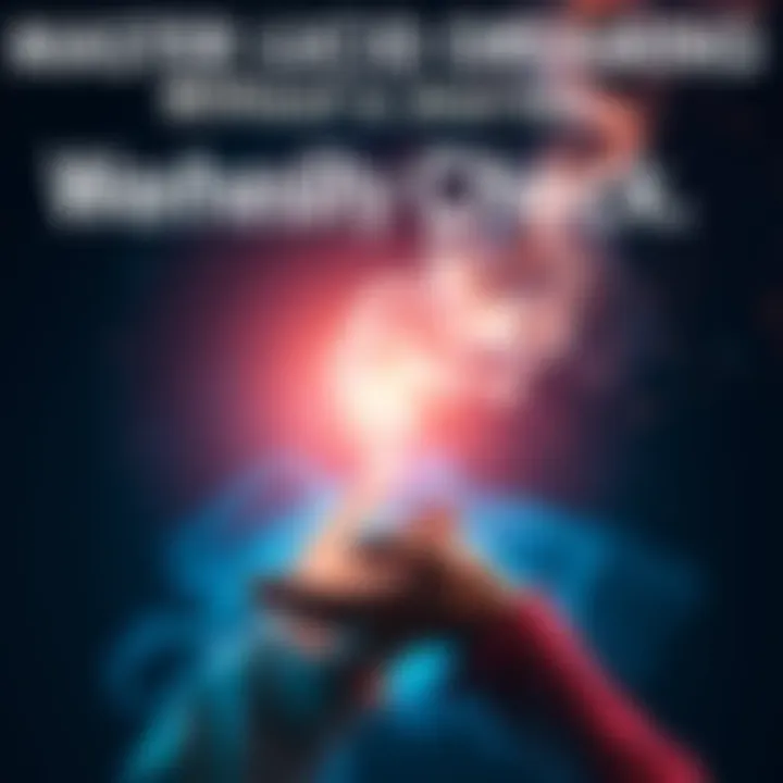 A person looking at their hands while reality checking in a dream state