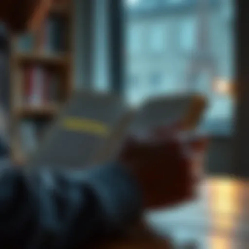 A person highlights important text in a book, symbolizing the discovery of overlooked truths