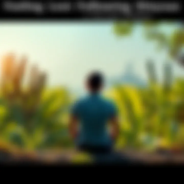 Person Reflecting While Surrounded by Nature A person sitting alone in a serene natural setting, looking contemplative and uncertain, symbolizing feelings of disconnection and seeking clarity.