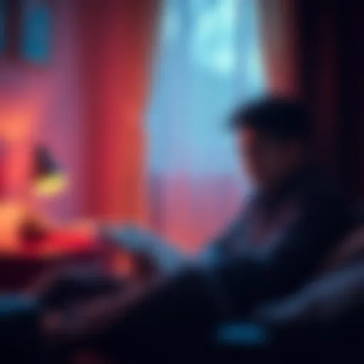 Person Reflecting on Mental Health An individual sitting quietly in a cozy space, looking contemplative while holding a journal, symbolizing the experience of dissociation and self-reflection