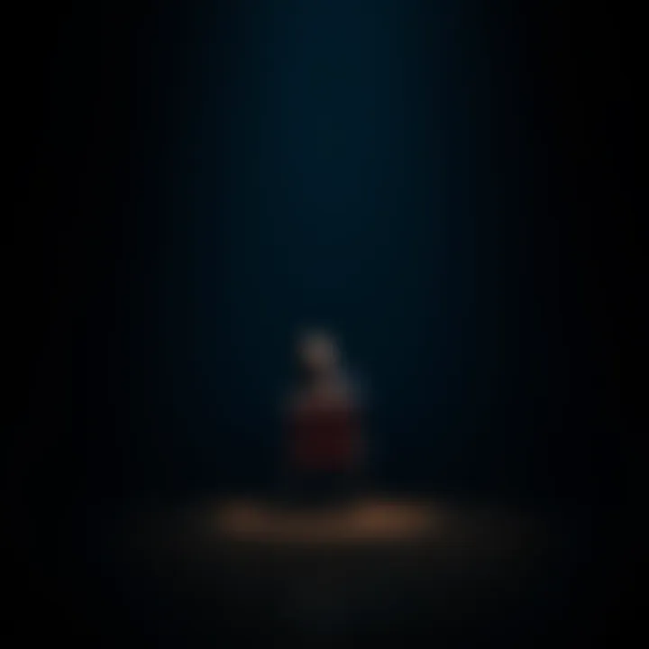 Person sitting alone in a dimly lit room A person with a thoughtful expression sitting on a chair in a dark room, reflecting on feelings of loneliness