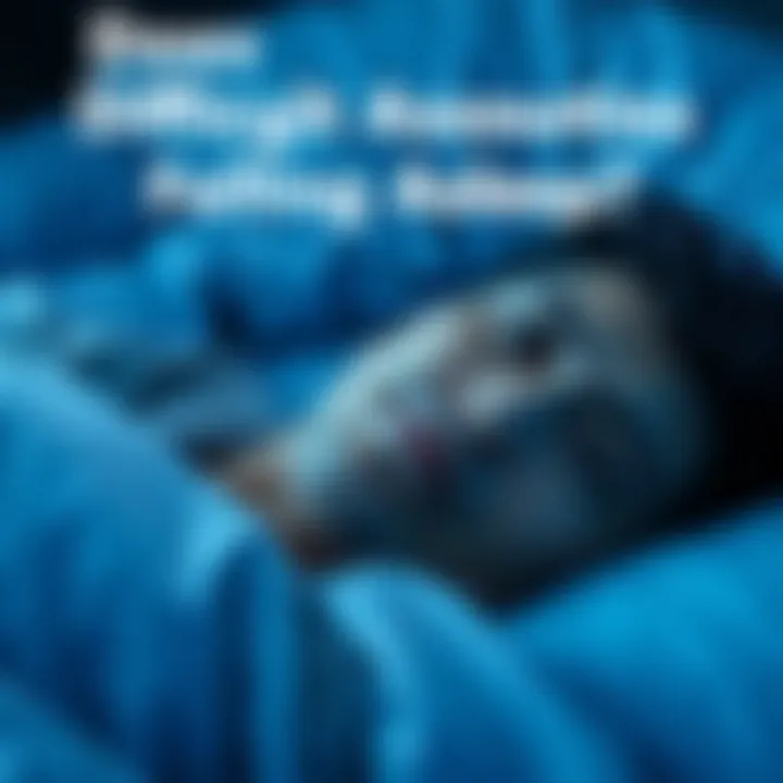 A person lying in bed with their eyes wide open, looking concerned about their sleep issues.