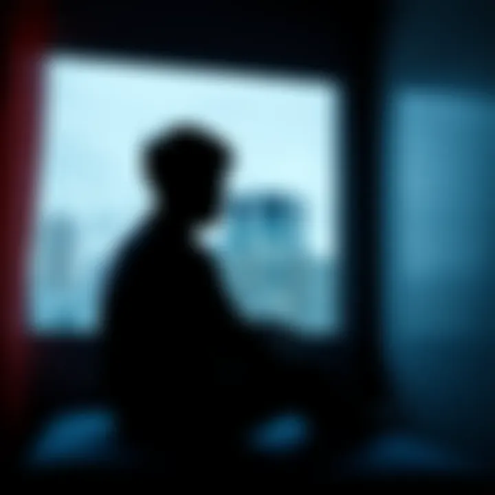 A person sitting alone, deep in thought while looking out a window, contemplating their identity and choices.