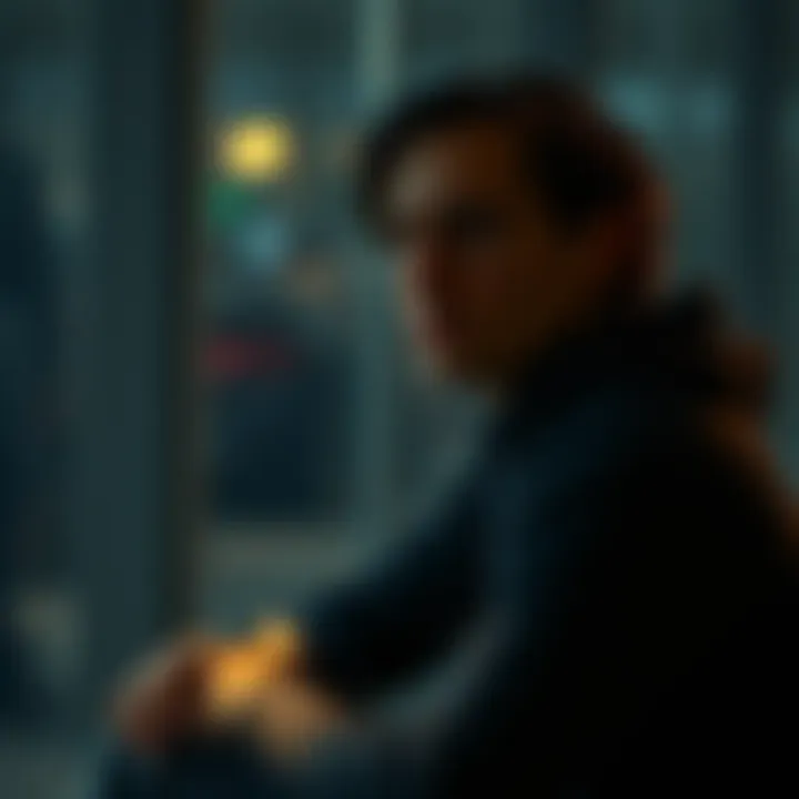 Individual sitting alone with a pensive expression, reflecting on their feelings of emptiness.