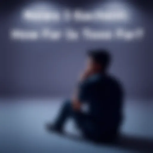 A person sitting alone, looking thoughtful, surrounded by empty space, symbolizing emotional detachment