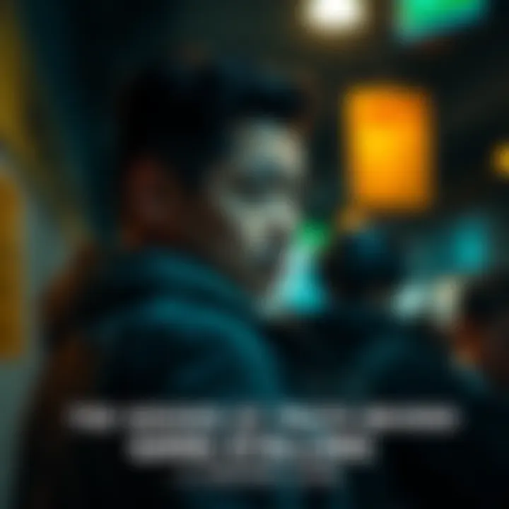 Individual looking over their shoulder with a concerned expression, symbolizing the feeling of being watched or followed.