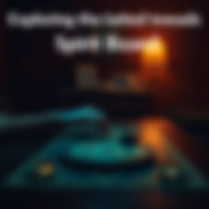 A person sits at a table with a spirit board, fingers lightly touching the planchette, in a dimly lit room suggesting a connection with the afterlife.