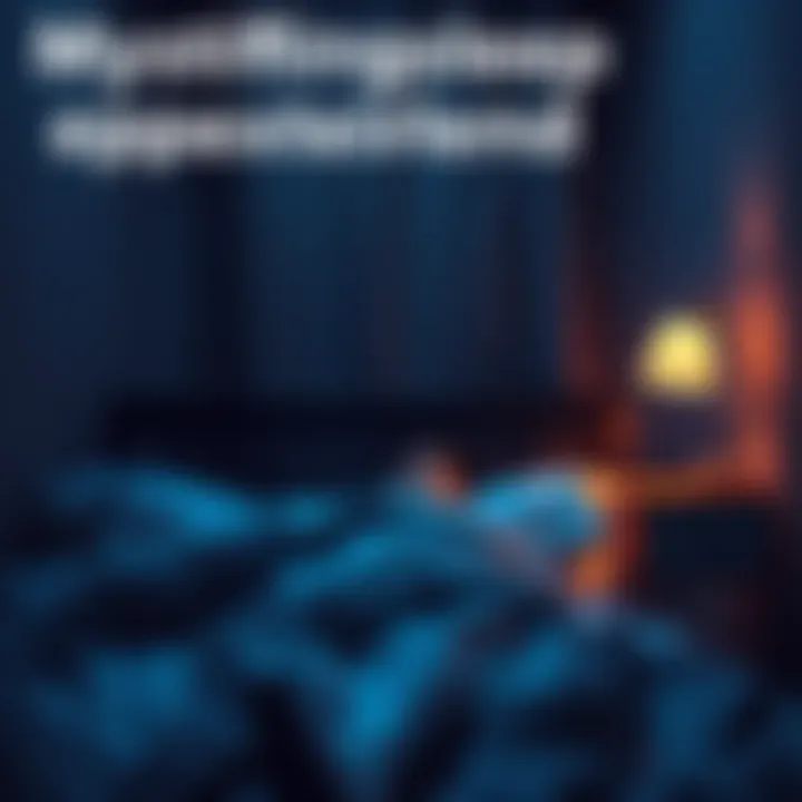 A person sitting up in bed with a confused expression, looking around a dimly lit room as if unsure of their surroundings after a dream.