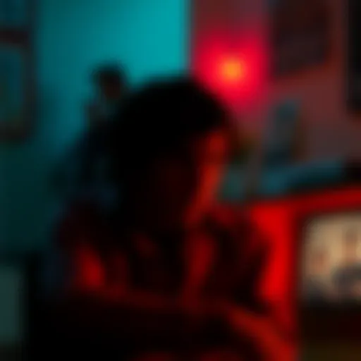 A person sits in a dimly lit room, showing concern and uncertainty while thinking about Charlie's unknown fate