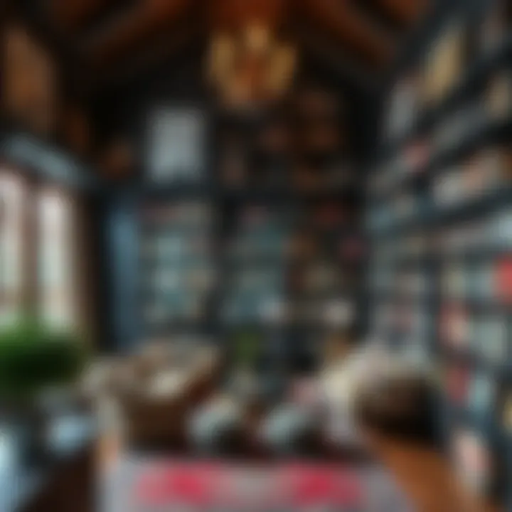 A cozy personal library filled with books, showcasing unique collections and inviting reading spaces.