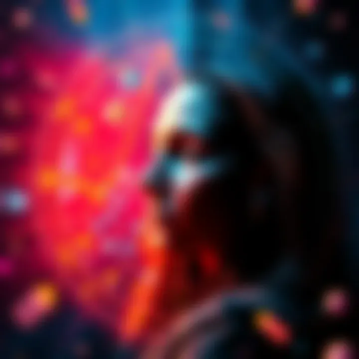 A colorful personal chart filled with symbols and patterns representing insights about an individual