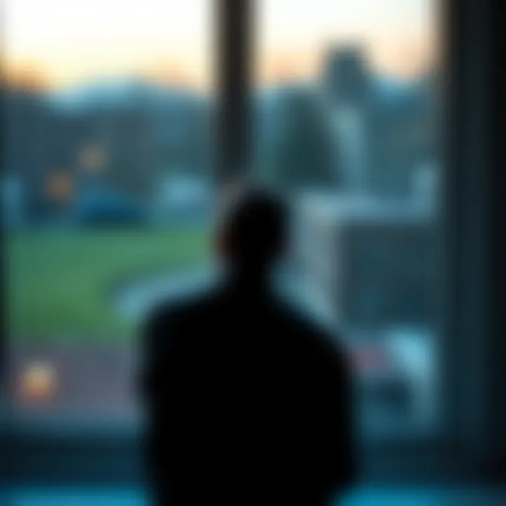 Personal Reflection A person sitting alone with a thoughtful expression, looking out a window as they reflect on their past thoughts.