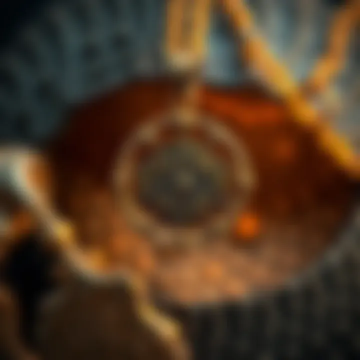 A beautifully crafted pendant showcasing intricate personal sigils, symbolizing creativity and individuality.